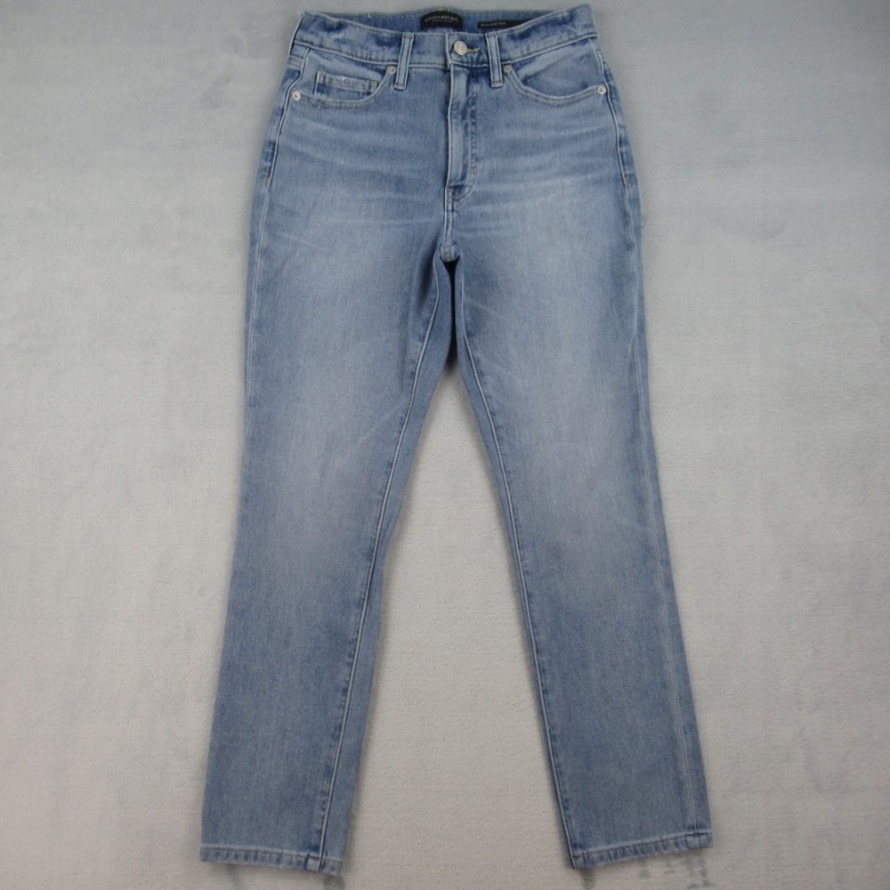 Banana Republic Premium Denim High Rise Slim Jeans Light Wash Blue 27